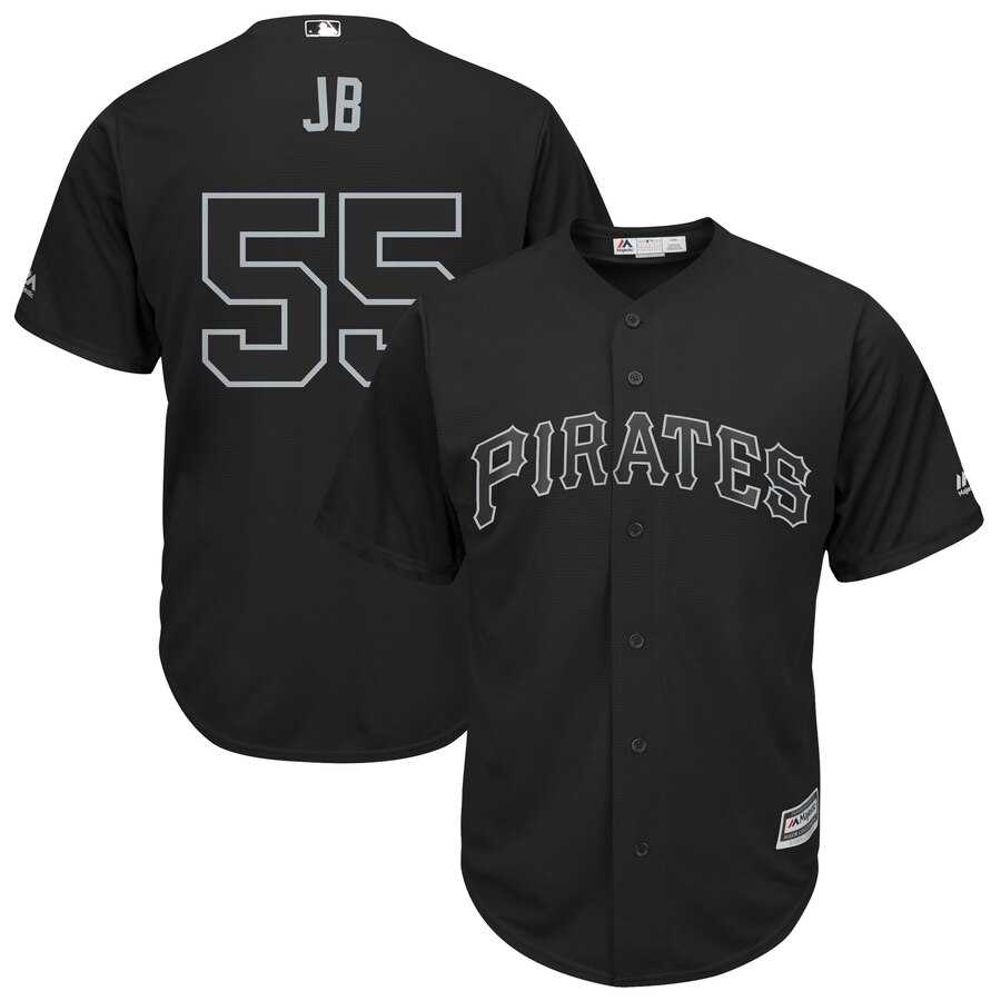 Pirates 55 Josh Bell JB Black 2019 Players' Weekend Player Jersey Dzhi,We sell and wholesale Pirates 55 Josh Bell JB Black 2019 Players' Weekend Player Jersey Dzhi on line form chian!